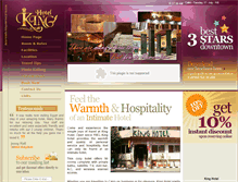 Tablet Screenshot of kinghotelcairo.com